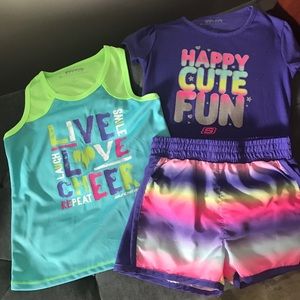 Girls 3 piece active wear